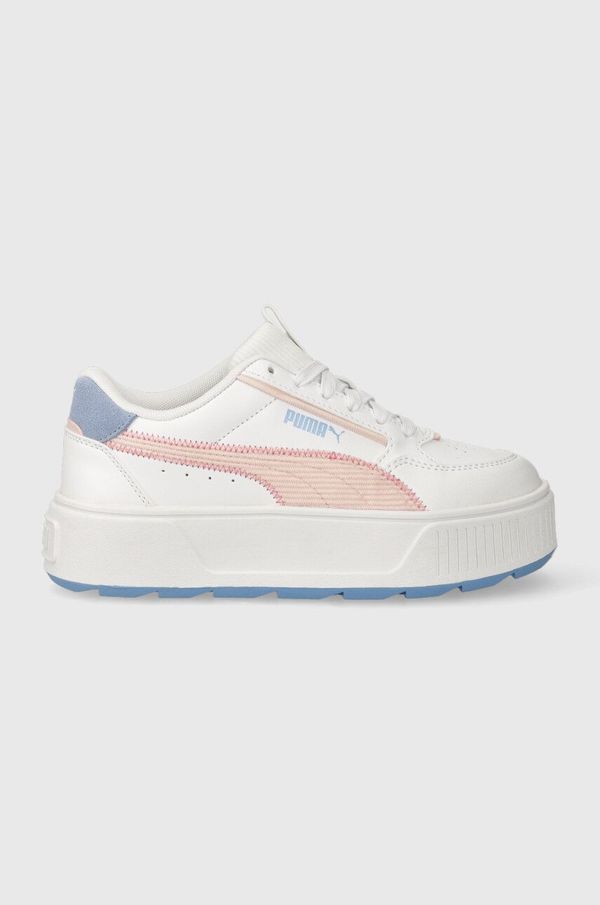 Puma Dječje kožne tenisice Puma Karmen Rebelle Corduroy Jr boja: bijela