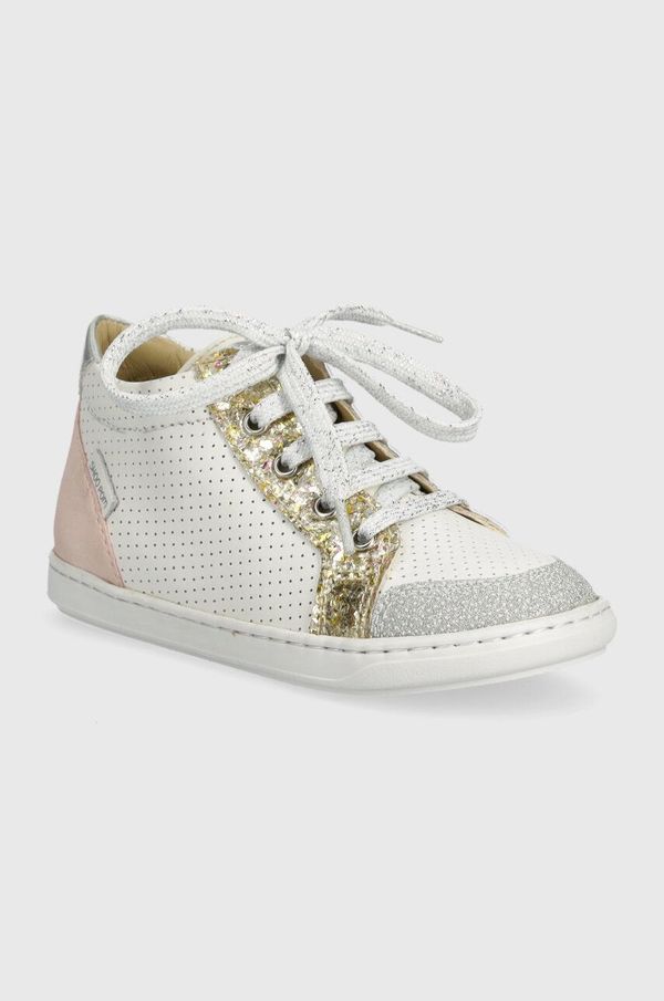 Shoo Pom Dječje kožne tenisice Shoo Pom BOUBA ZIP BOX boja: bijela