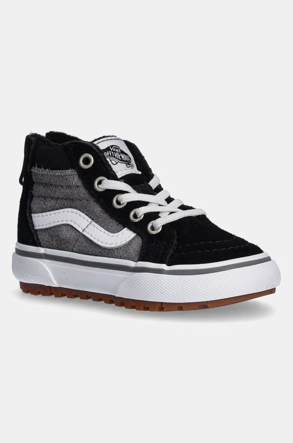 Vans Dječje kožne tenisice Vans MTE SK8-Hi Zip boja: siva, VN000D0MN421