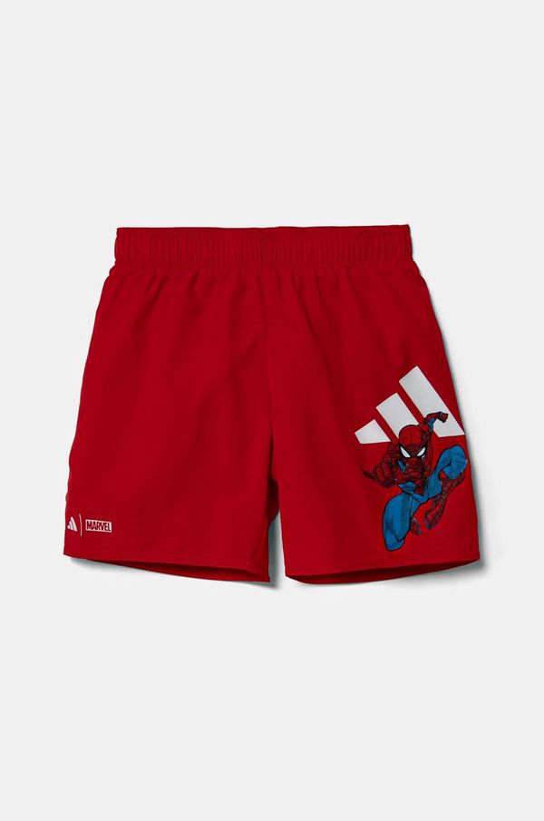 adidas Performance Dječje kratke hlače za kupanje adidas Performance x Marvel boja: crvena, JF8436