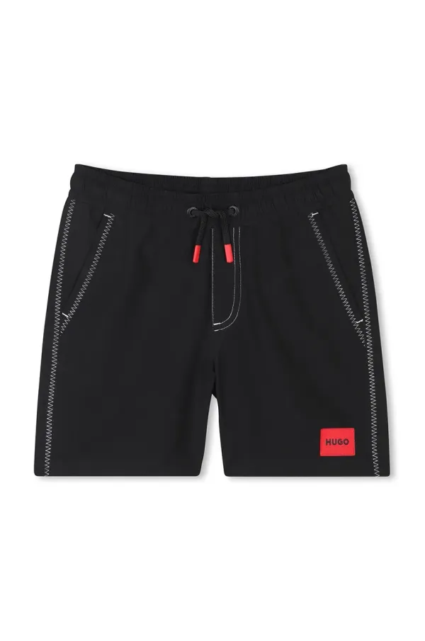 HUGO Dječje kupaće gaće HUGO boja: crna, G00331