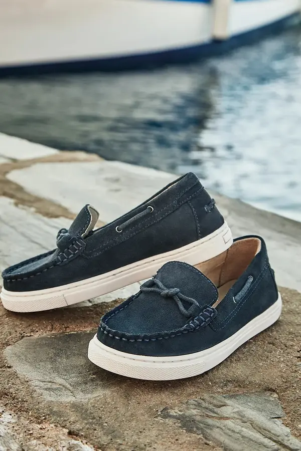 Mayoral Dječje mokasinke od brušene kože Mayoral