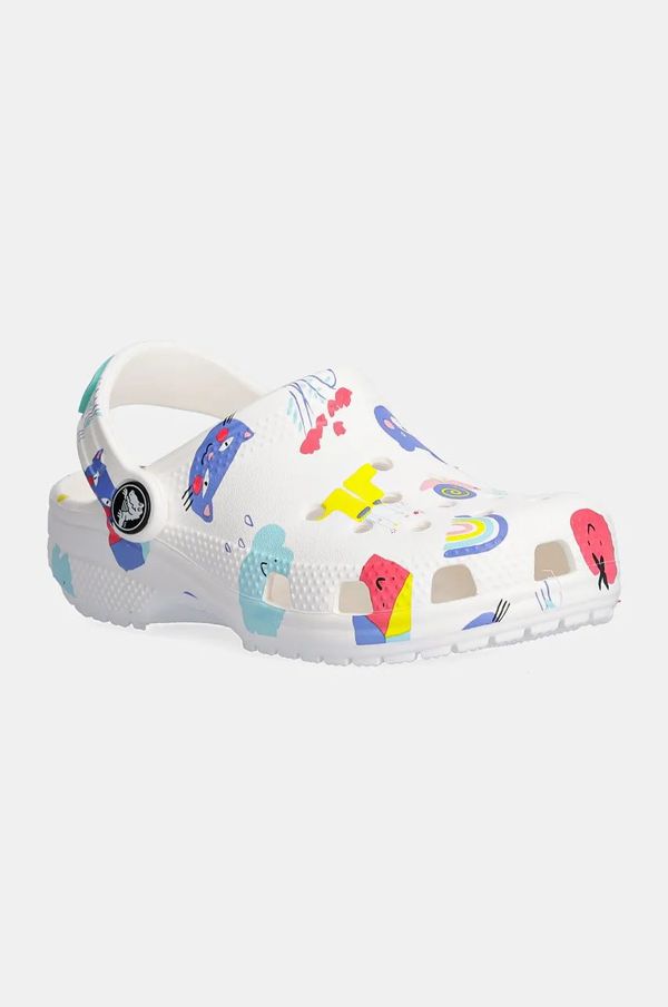 Crocs Dječje natikače Crocs CLASSIC DOODLE PRINT CLOG boja: bijela, 210356