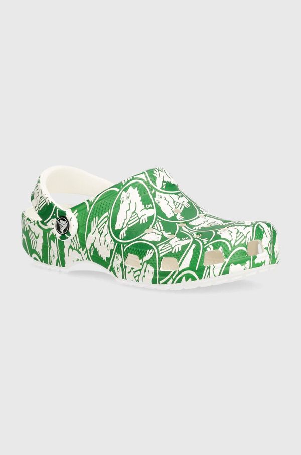 Crocs Dječje natikače Crocs Classic Duke Print Clog boja: zelena