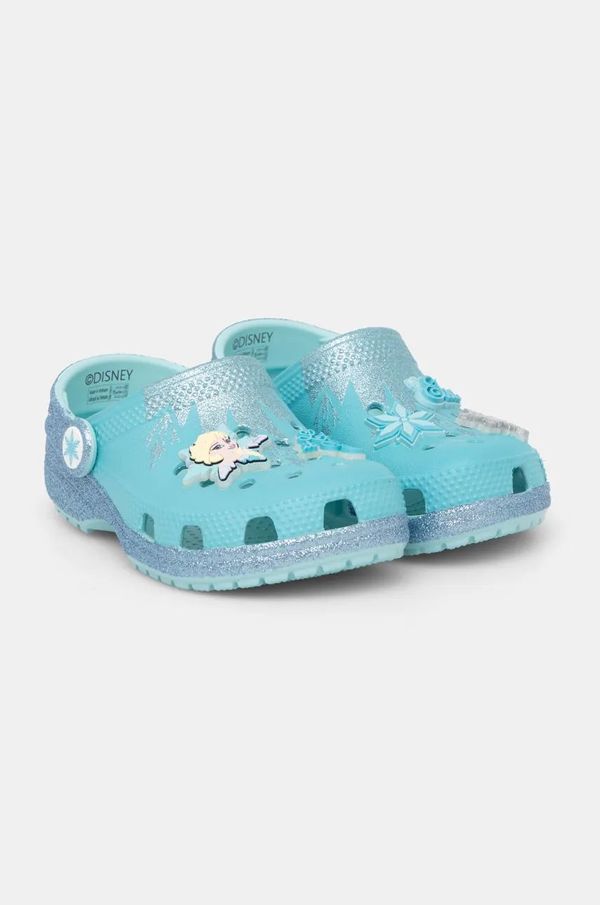 Crocs Dječje natikače Crocs CLASSIC FROZEN ELSA CLOG boja: tirkizna, 210237