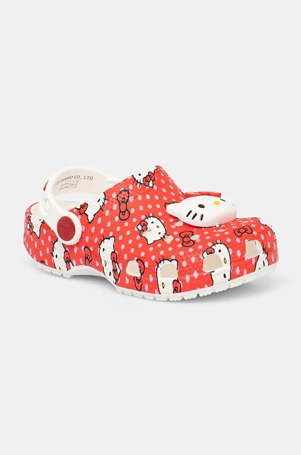 Crocs Dječje natikače Crocs CLASSIC HELLO KITTY RED CLOG boja: crvena, 210577