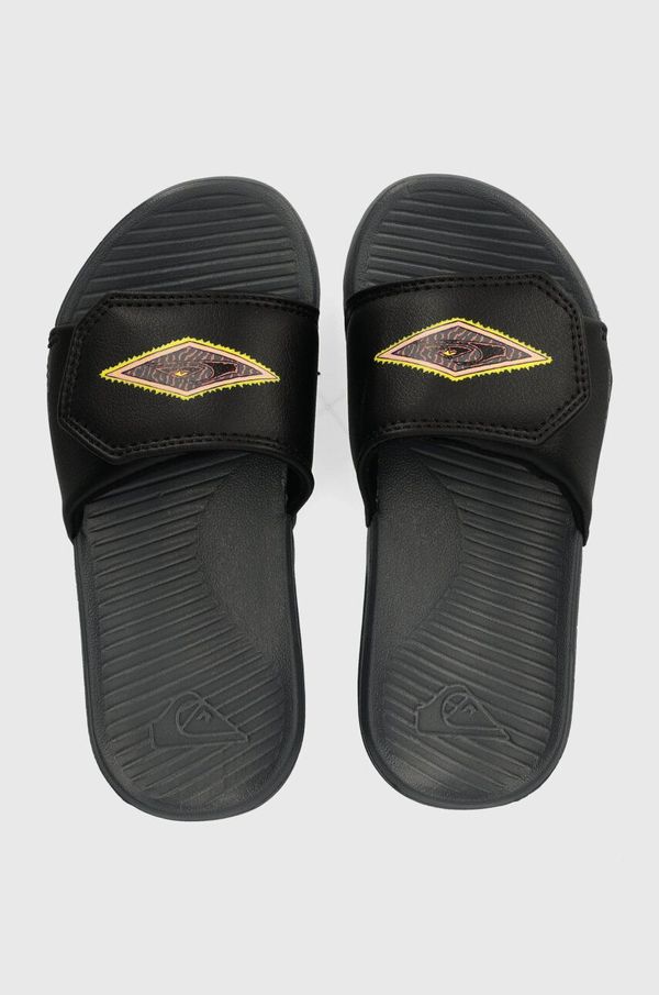 Quiksilver Dječje natikače Quiksilver BRIGHTCOASTADYT boja: crna