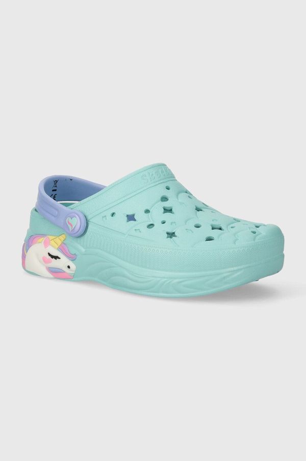 Skechers Dječje natikače Skechers UNICORN DREAMER boja: tirkizna