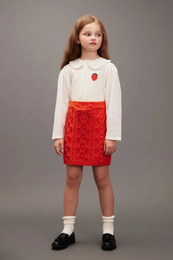 Mini Rodini Dječje pamučna haljina Mini Rodini