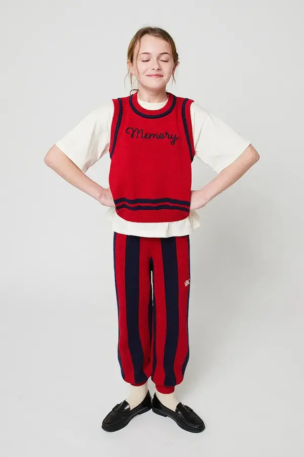 Bobo Choses Dječje pamučne hlače Bobo Choses Striped