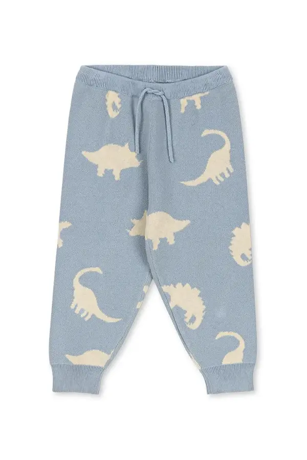 Konges Sløjd Dječje pamučne hlače Konges Sløjd LAPIS KNIT PANTS GOTS