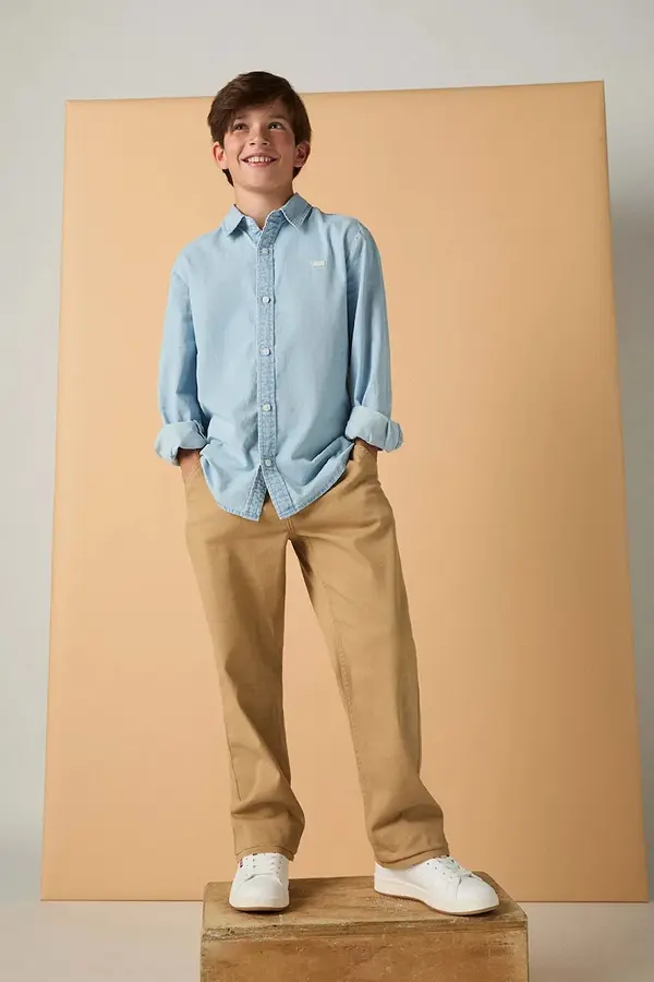 Levi's Dječje pamučne hlače Levi's XX CHINO RELAXED STRAIGHT