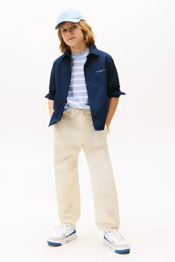 Tommy Hilfiger Dječje pamučne hlače Tommy Hilfiger