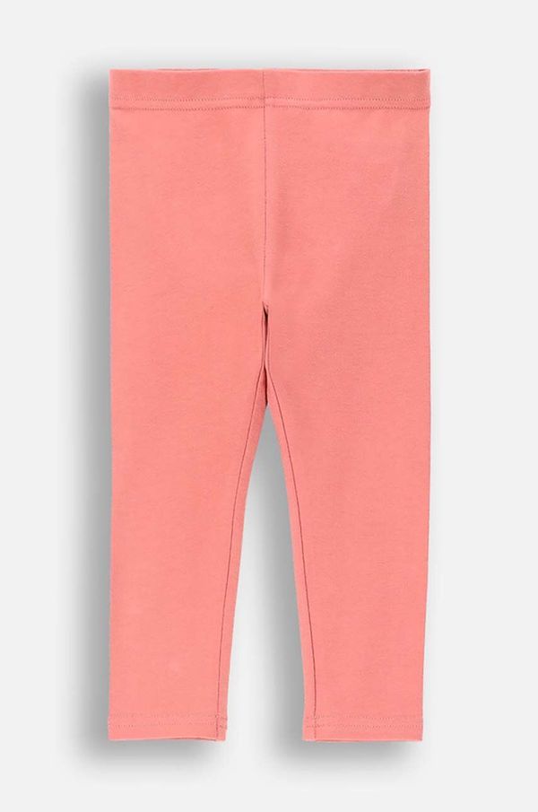 Coccodrillo Dječje pamučne tajice Coccodrillo boja: ružičasta, bez uzorka, FLOWERS GIRL NEWBORN