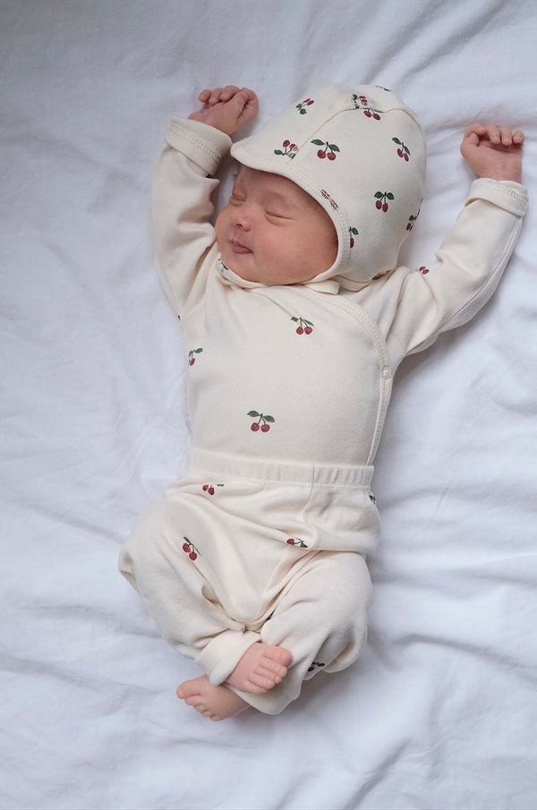 Konges Sløjd Dječje pamučne tajice Konges Sløjd boja: ružičasta, s uzorkom