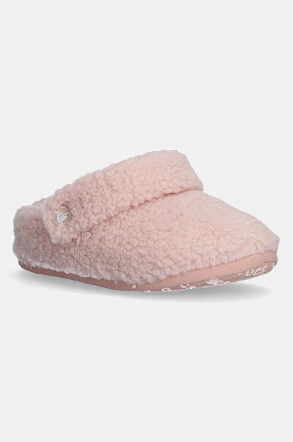 Crocs Dječje papuče Crocs CLASSIC COZZZY SLIPPER boja: ružičasta, 210856.G