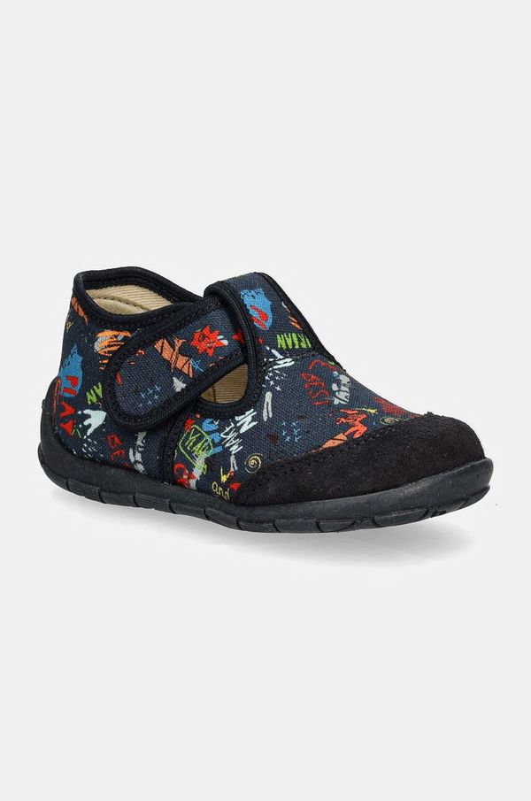 Froddo Dječje papuče Froddo CLASSIC SLIPPERS boja: tamno plava, G1700397