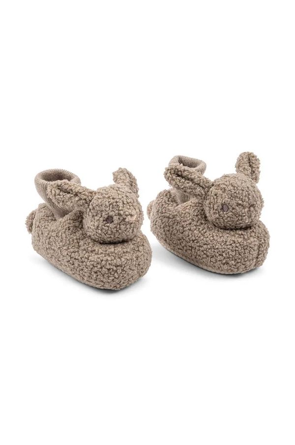 Konges Sløjd Dječje papuče Konges Sløjd BUNNY FOOTIES boja: bež, KS101793