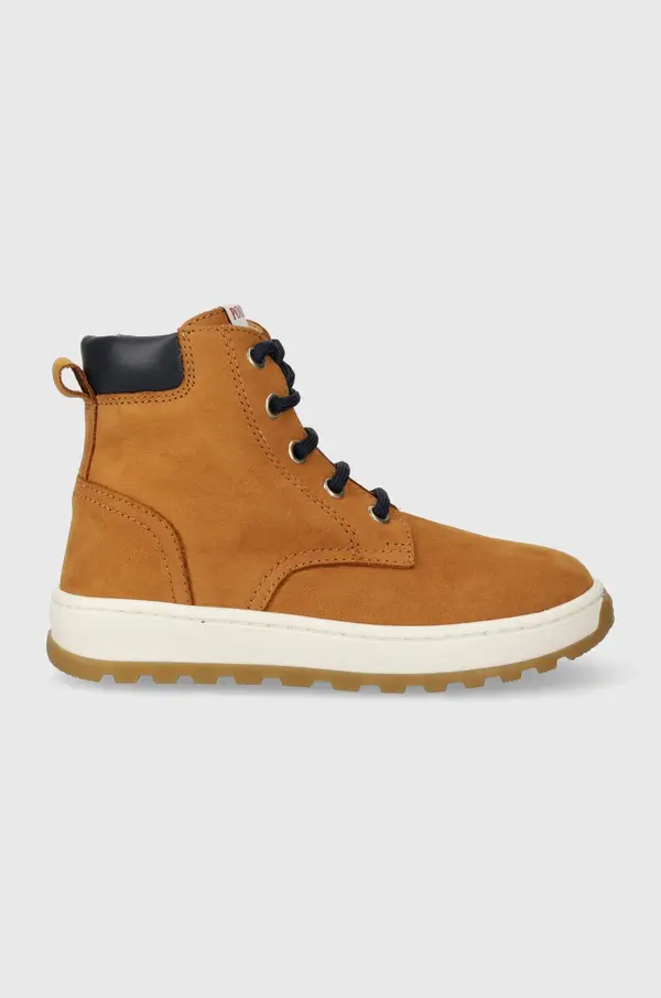 Pom D'api Dječje polucipele od brušene kože Pom D'api FLOW BOOTS