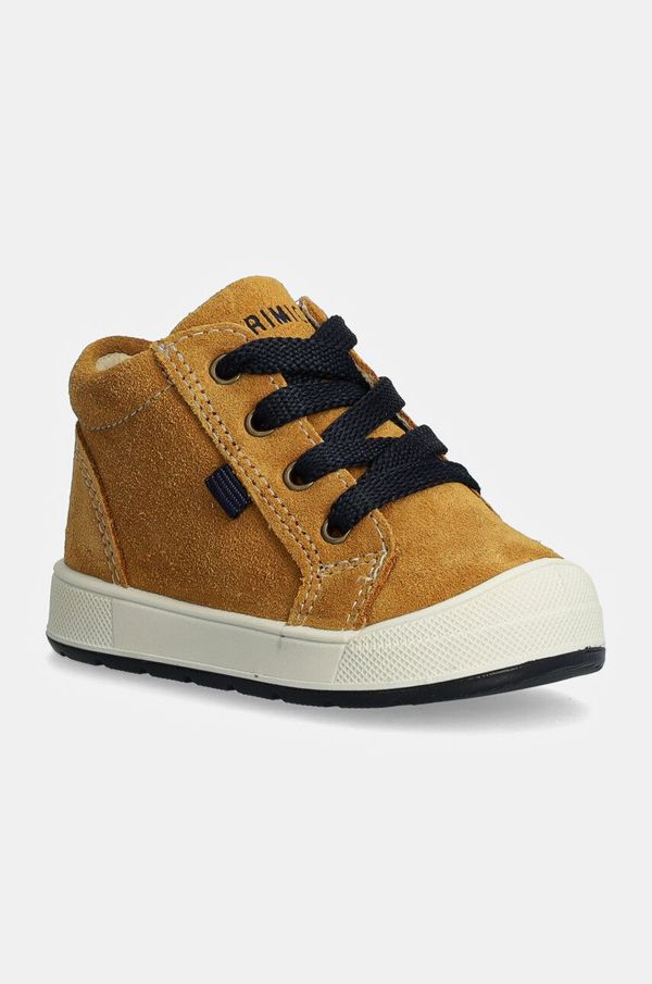 Primigi Dječje polucipele od brušene kože Primigi boja: smeđa, PQU 68518