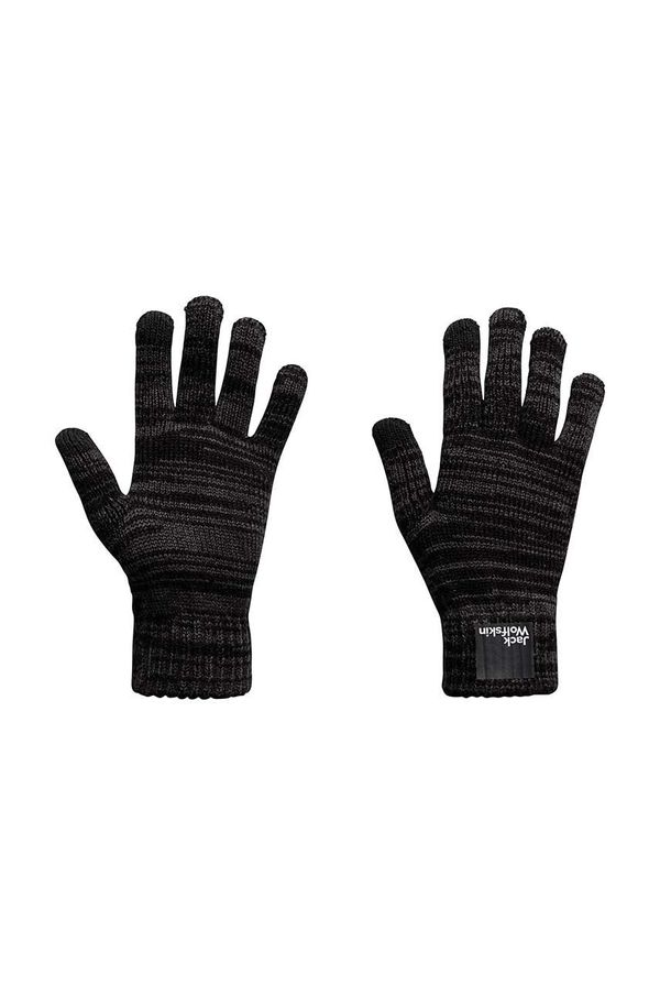 Jack Wolfskin Dječje rukavice Jack Wolfskin SPIRIT NIT boja: crna
