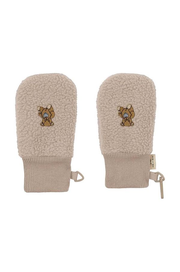 Konges Sløjd Dječje rukavice Konges Sløjd SAFA BABY MITTENS GRS boja: bež, KS101291