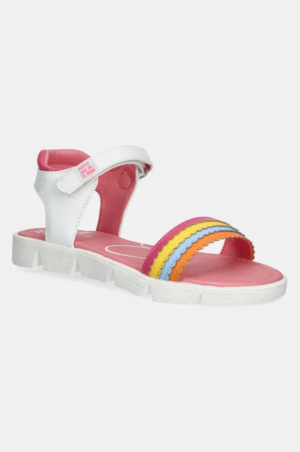 Agatha Ruiz de la Prada Dječje sandale Agatha Ruiz de la Prada boja: bijela, 252972