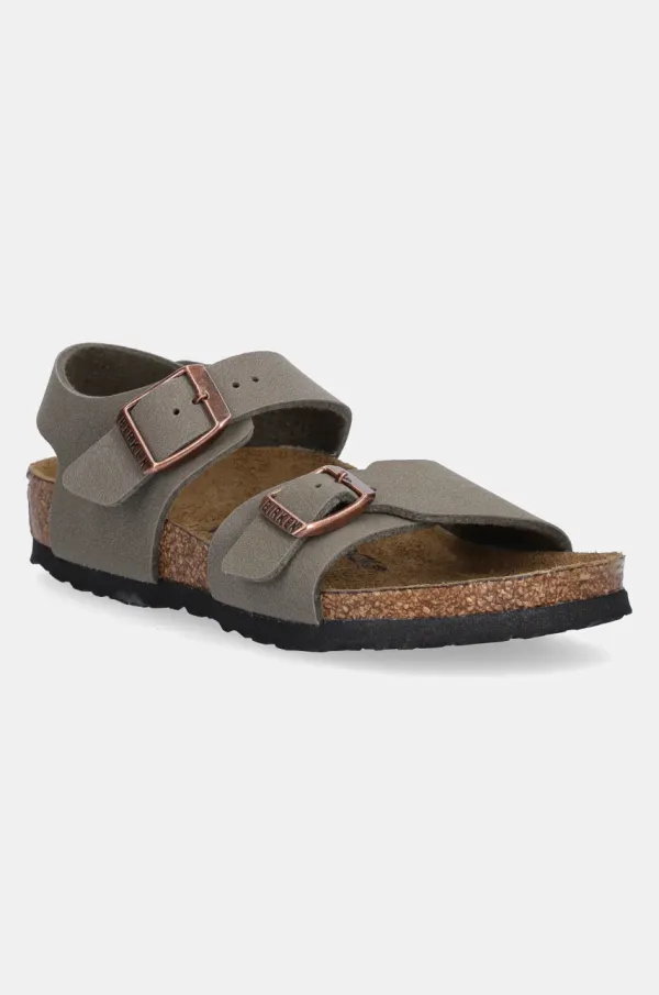 Birkenstock Dječje sandale Birkenstock New York Kids boja: zelena, 1029747
