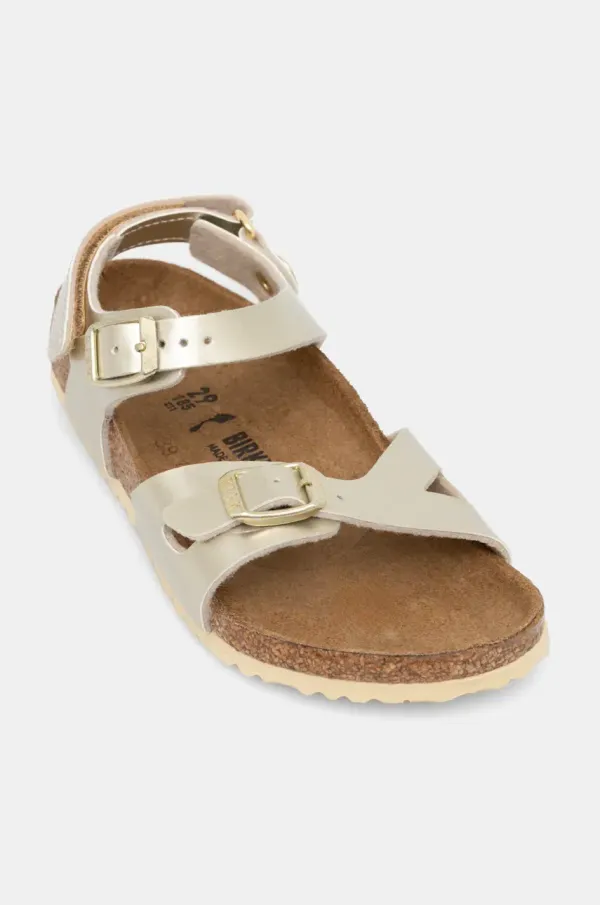 Birkenstock Dječje sandale Birkenstock Rio AS Kids AS Kids boja: zlatna, 1029540