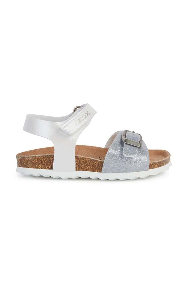 Geox Dječje sandale Geox SANDAL CHALKI boja: srebrna