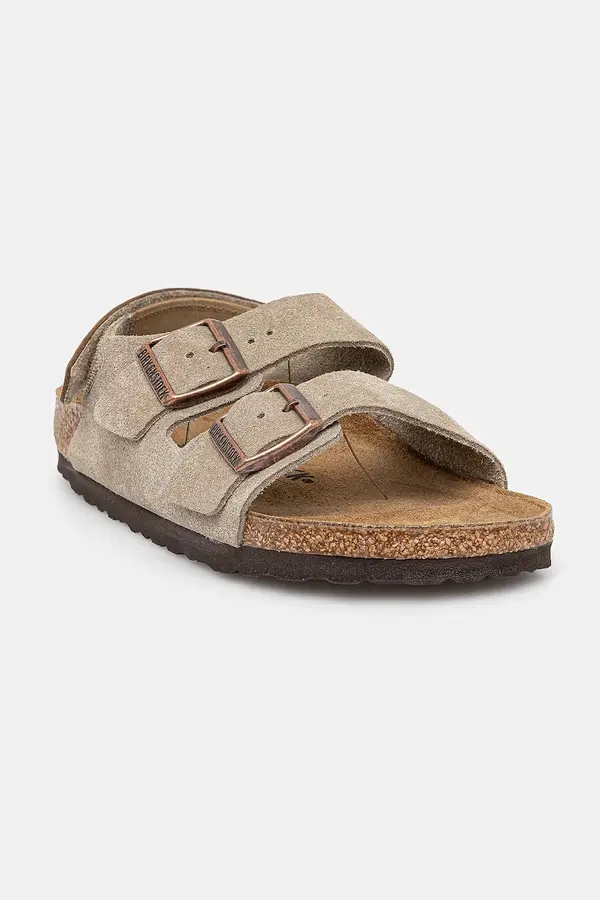 Birkenstock Dječje sandale od brušene kože Birkenstock Milano