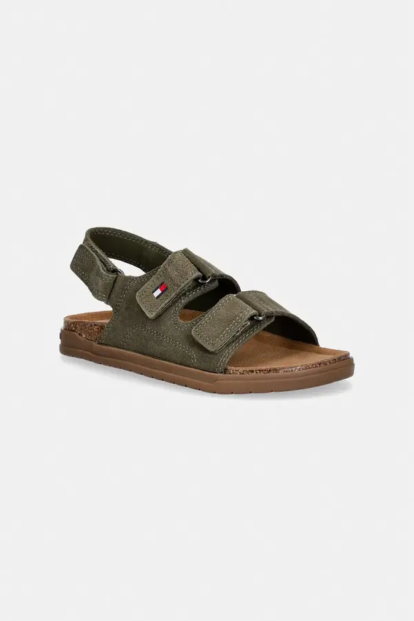 Tommy Hilfiger Dječje sandale od brušene kože Tommy Hilfiger