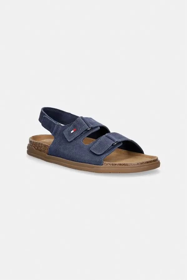 Tommy Hilfiger Dječje sandale od brušene kože Tommy Hilfiger