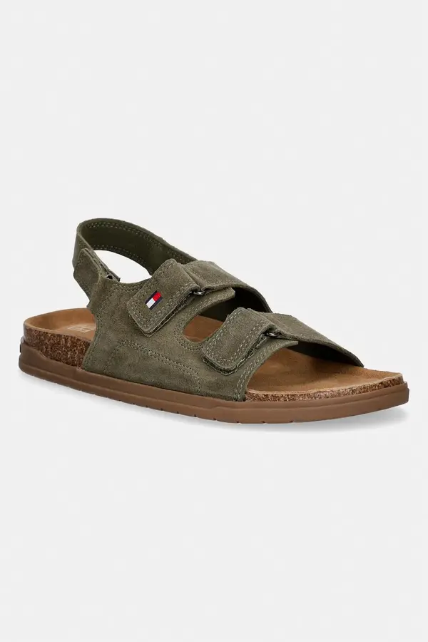 Tommy Hilfiger Dječje sandale od brušene kože Tommy Hilfiger