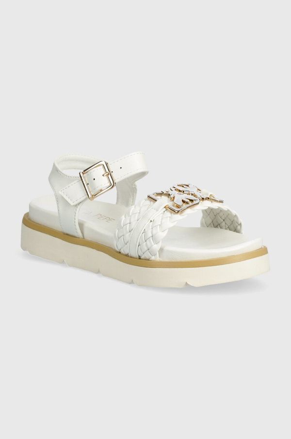 Patrizia Pepe Dječje sandale Patrizia Pepe boja: bijela