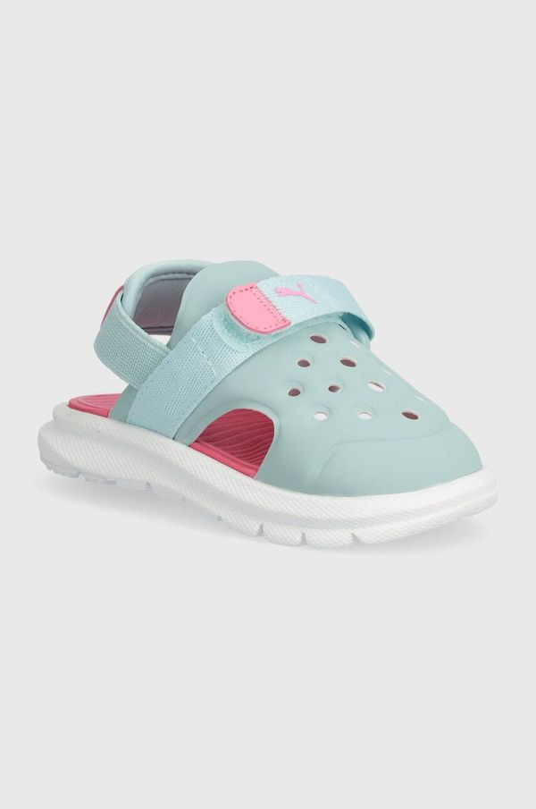 Puma Dječje sandale Puma Evolve AC Inf boja: tirkizna