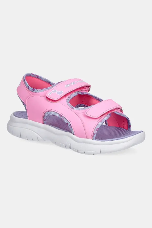 Skechers Dječje sandale Skechers FLEX SPLASH - HEART GALORE