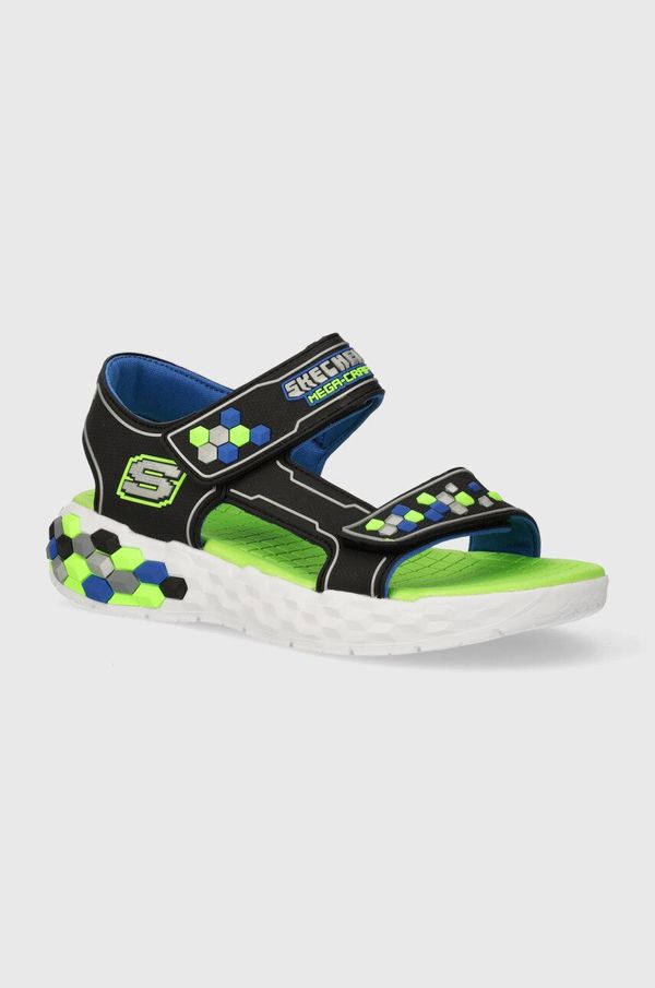 Skechers Dječje sandale Skechers MEGA-SPLASH 2.0 CUBOSHORE boja: crna