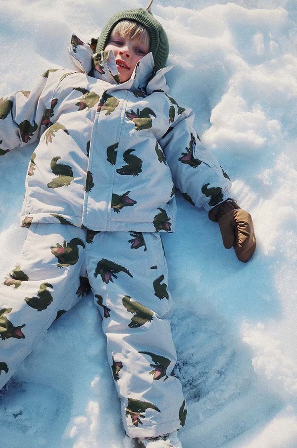 Konges Sløjd Dječje skijaške hlače Konges Sløjd MISMOU SNOW PANTS boja: bež, KS101271