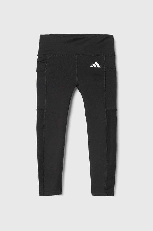adidas Dječje tajice adidas boja: crna, bez uzorka
