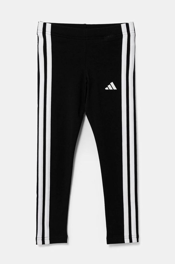 adidas Dječje tajice adidas boja: crna, s aplikacijom, JE0313