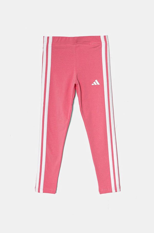 adidas Dječje tajice adidas boja: ružičasta, s aplikacijom, JD6510