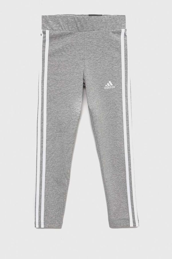 adidas Dječje tajice adidas G 3S boja: siva, melanž
