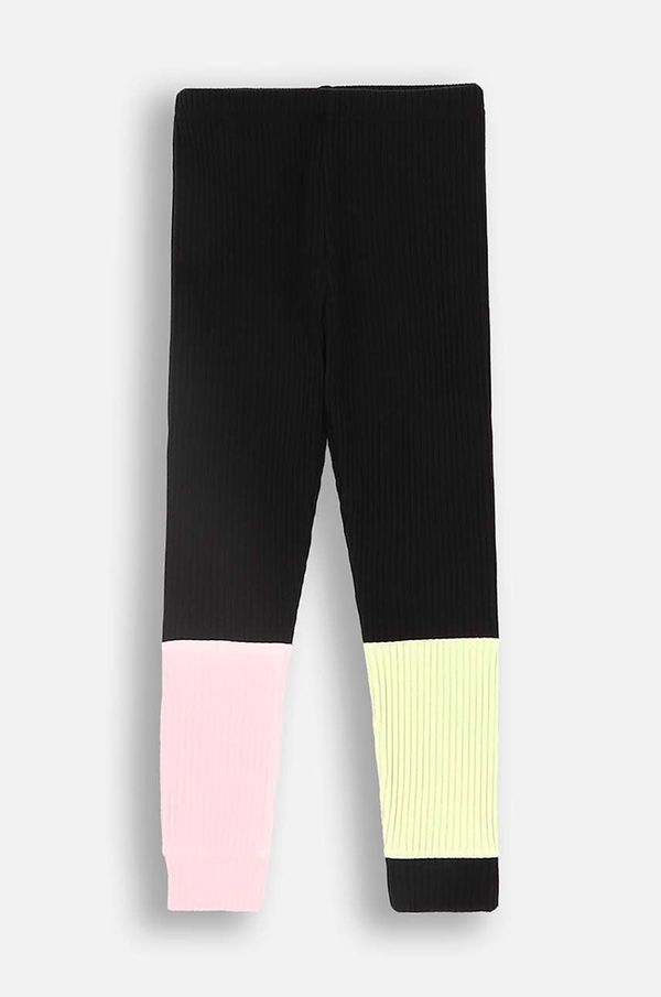 Coccodrillo Dječje tajice Coccodrillo boja: crna, s uzorkom, CARTOONS GIRL KIDS