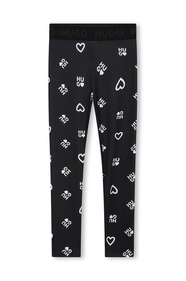 Hugo Dječje tajice HUGO boja: crna, s uzorkom
