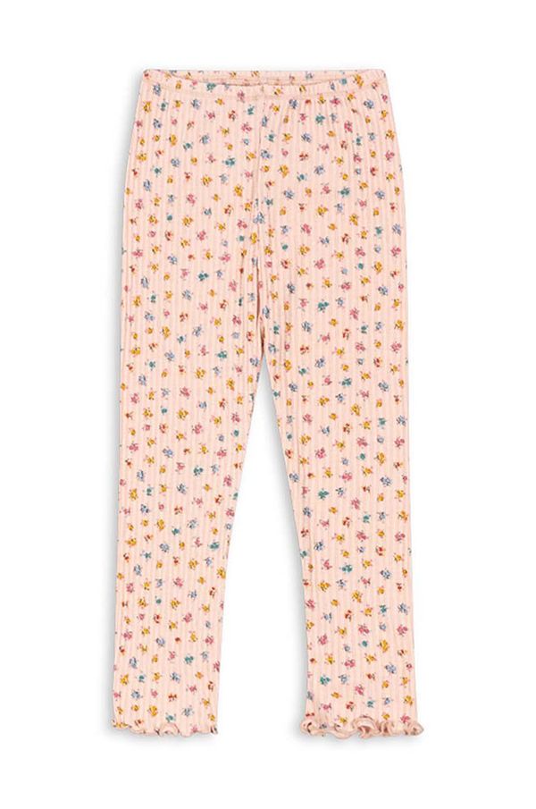 Konges Sløjd Dječje tajice Konges Sløjd NIA PANTS GOTS boja: narančasta, s uzorkom, KS101630