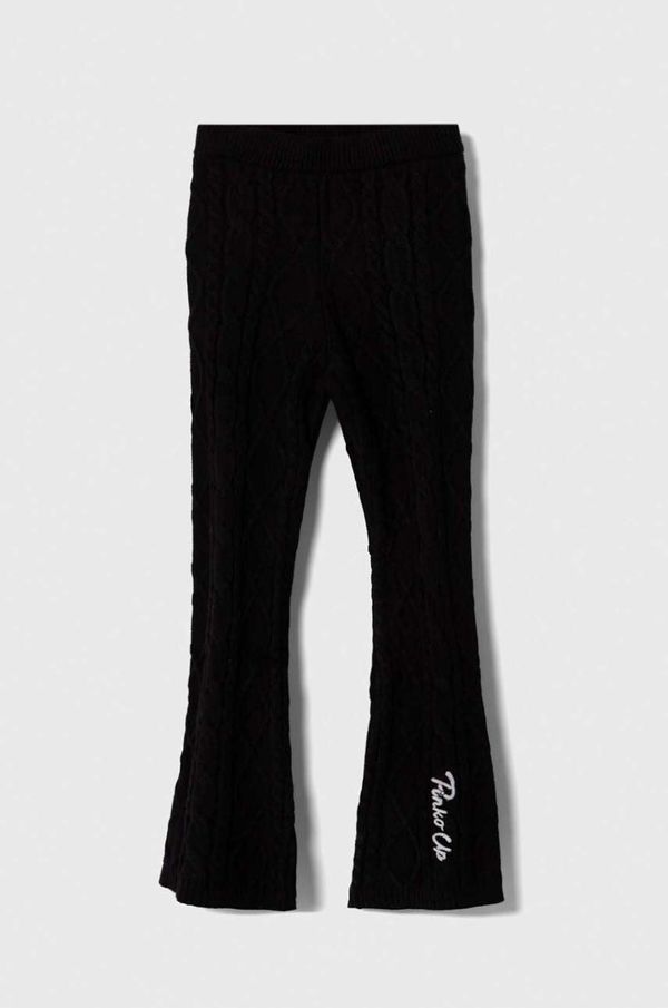 Pinko Up Dječje tajice Pinko Up boja: crna, bez uzorka