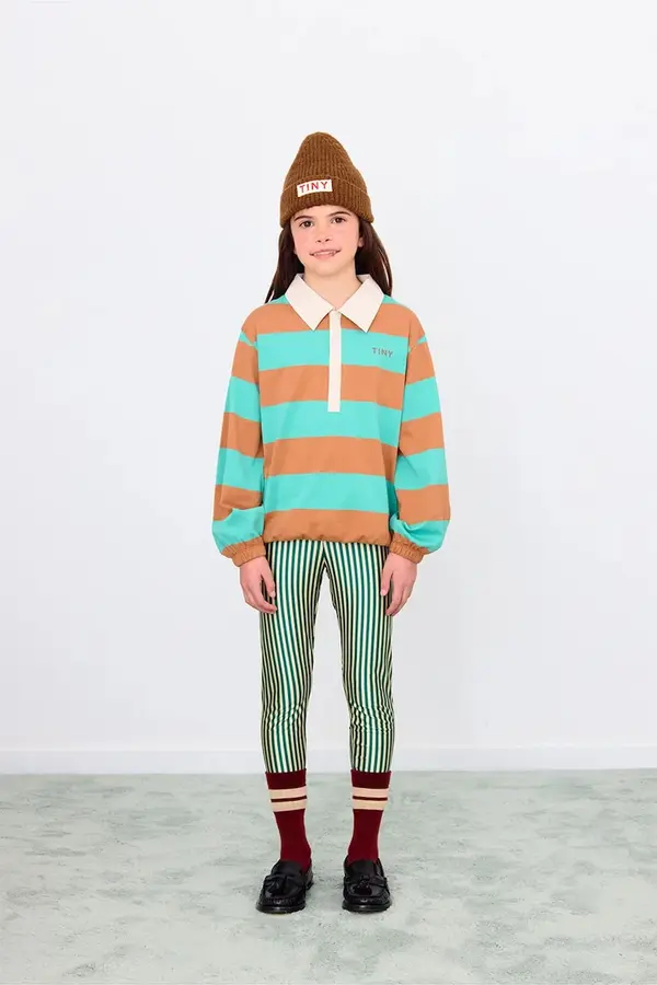 Tinycottons Dječje tajice Tinycottons STRIPES SHINY LEGGINGS