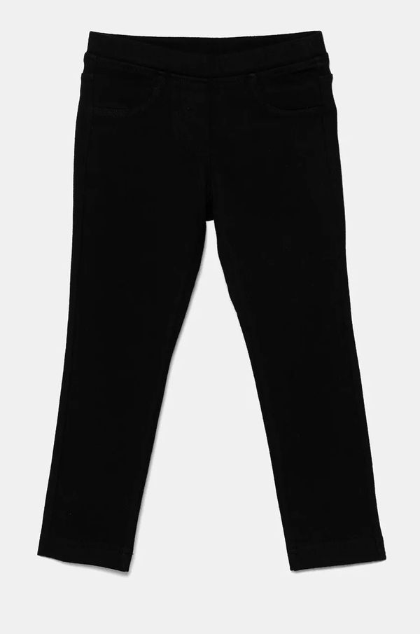 United Colors of Benetton Dječje tajice United Colors of Benetton boja: crna, bez uzorka, 4NBBGE00X