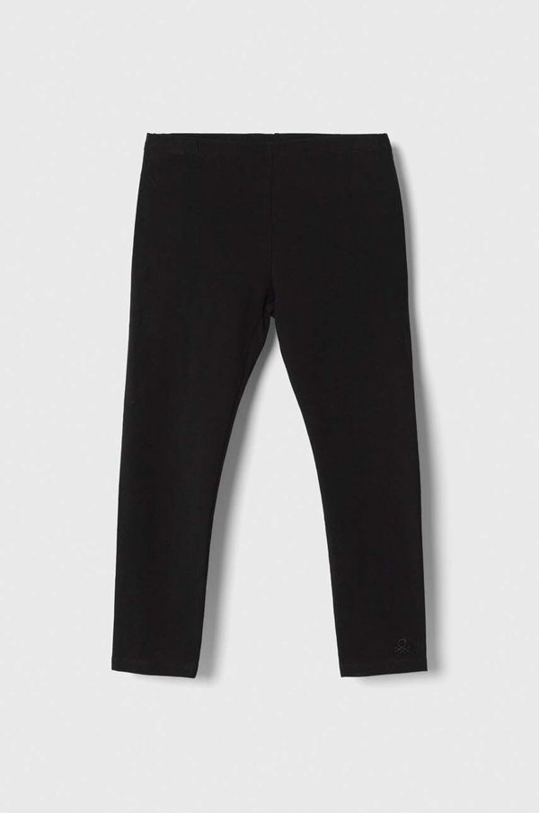 United Colors of Benetton Dječje tajice United Colors of Benetton boja: crna, melanž